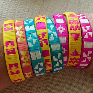 cana flecha , palm bracelet, Hand Made , from Colombia