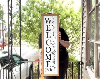 Welcome Sign | Welcome-ish | Welcome Sign | Housewarming Gift | Home Decor