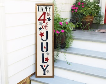 Welcome Sign | Front Porch Sign | 4th of July | 4th of July Decor | Home Decor | Independence Day Decor | Happy 4th of July