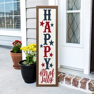 Welcome Sign | Front Porch Sign | 4th of July | 4th of July Decor | Home Decor | Independence Day Decor | Happy 4th of July