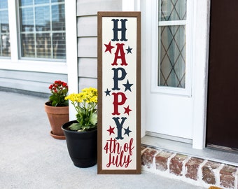 Welcome Sign | Front Porch Sign | 4th of July | 4th of July Decor | Home Decor | Independence Day Decor | Happy 4th of July