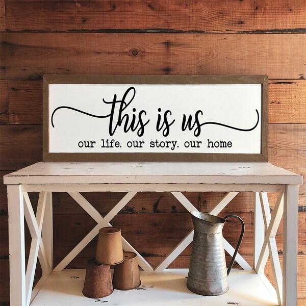 This Is Us Wood Sign