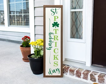 Welcome Sign | Happy St Patrick's Day | Saint Patrick's Day Door Sign | Home Decor