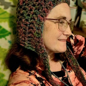 Pointed Pixie Hat/Whimsical Hat/ Pointed Hat with Ties