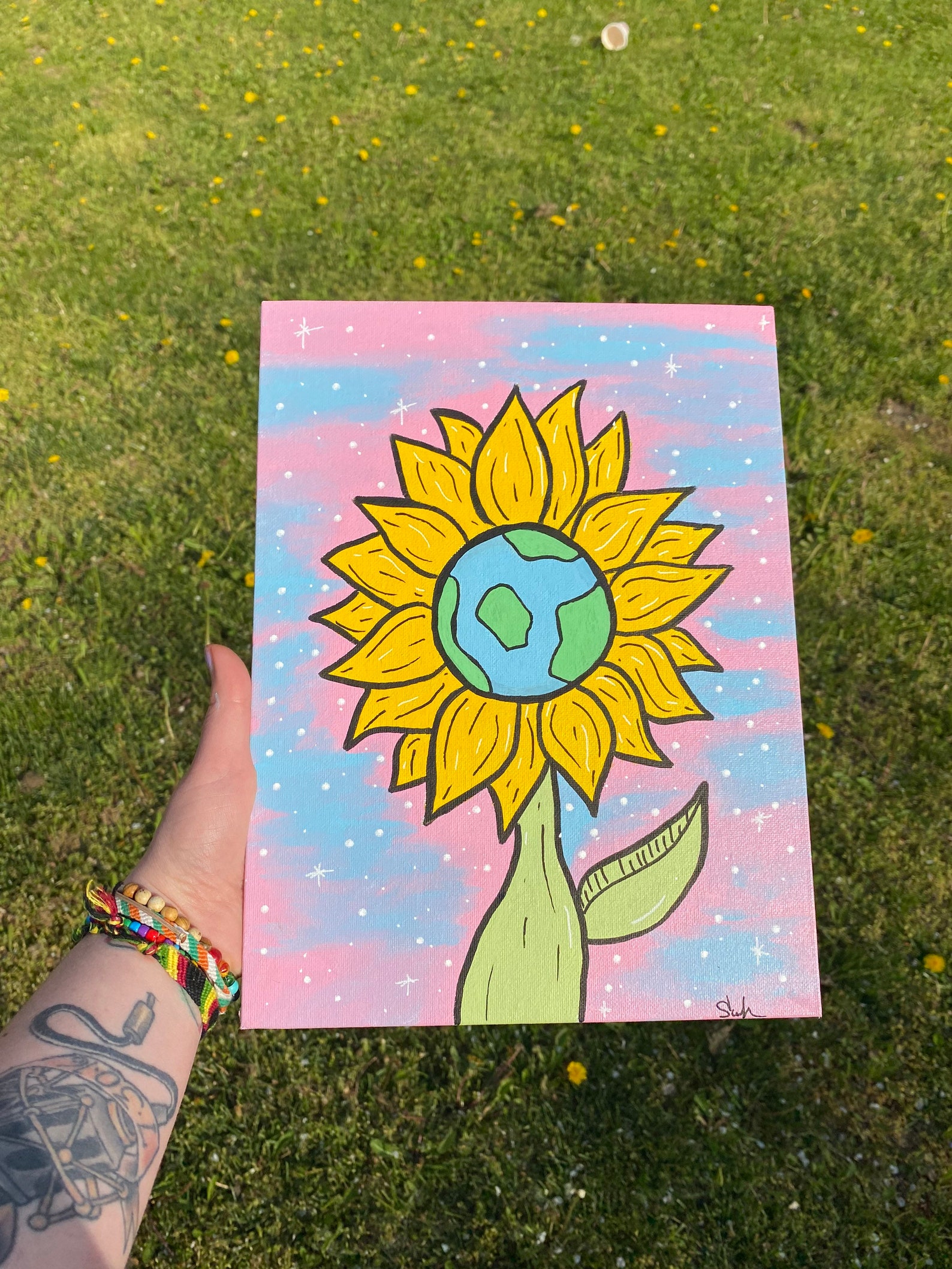 Trippy Acrylic Paintings Etsy