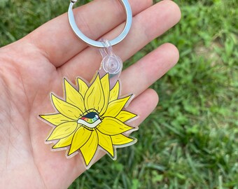 Sunflower Key Chain