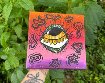 Seeing Sunshine Painting - sparkly