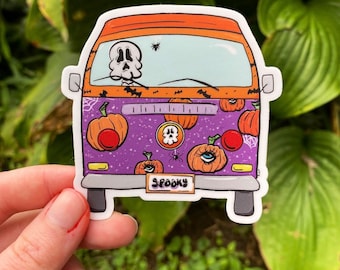 Groovy 3” Halloween Sticker