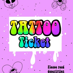 Tattoo Ticket / Erlaubnis