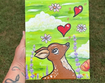 Sweet Deer Painting