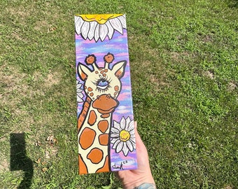Trippy Giraffe Painting