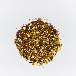 Christmas bonfire herbal blend, rooibos tea, organic tea, ginger tea, caffeine free tea, licorice tea, new year gift, Christmas gift,