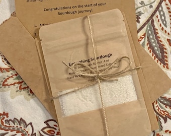 Organic San Francisco Sourdough Starter Kit: Wild Culture, Probiotic Yeast (.4 oz)