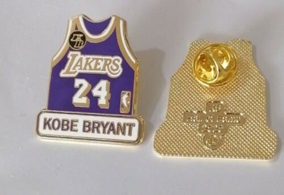 Los Angeles Lakers Kobe Bryant 24 Shiny Gold Jersey Hall of | Etsy Los Angeles Lakers Kobe Bryant 24 Shiny Gold Jersey Hall of | Etsy