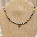 Peace sign choker necklace or bracelet, hippie jewelry for women, hippie choker and hippie bracelet, hippie women's jewelry, choker jewelry