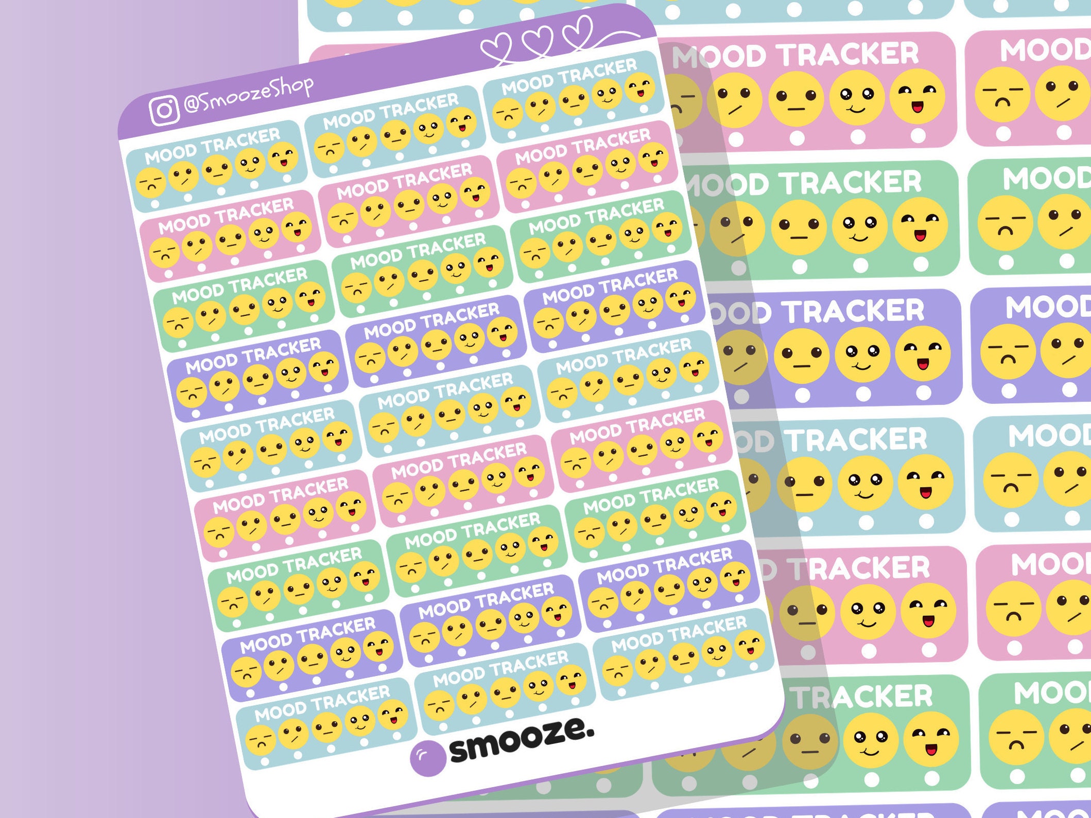 Daily Mood Tracker Planner Sticker Emotion Planner Stickers Etsy