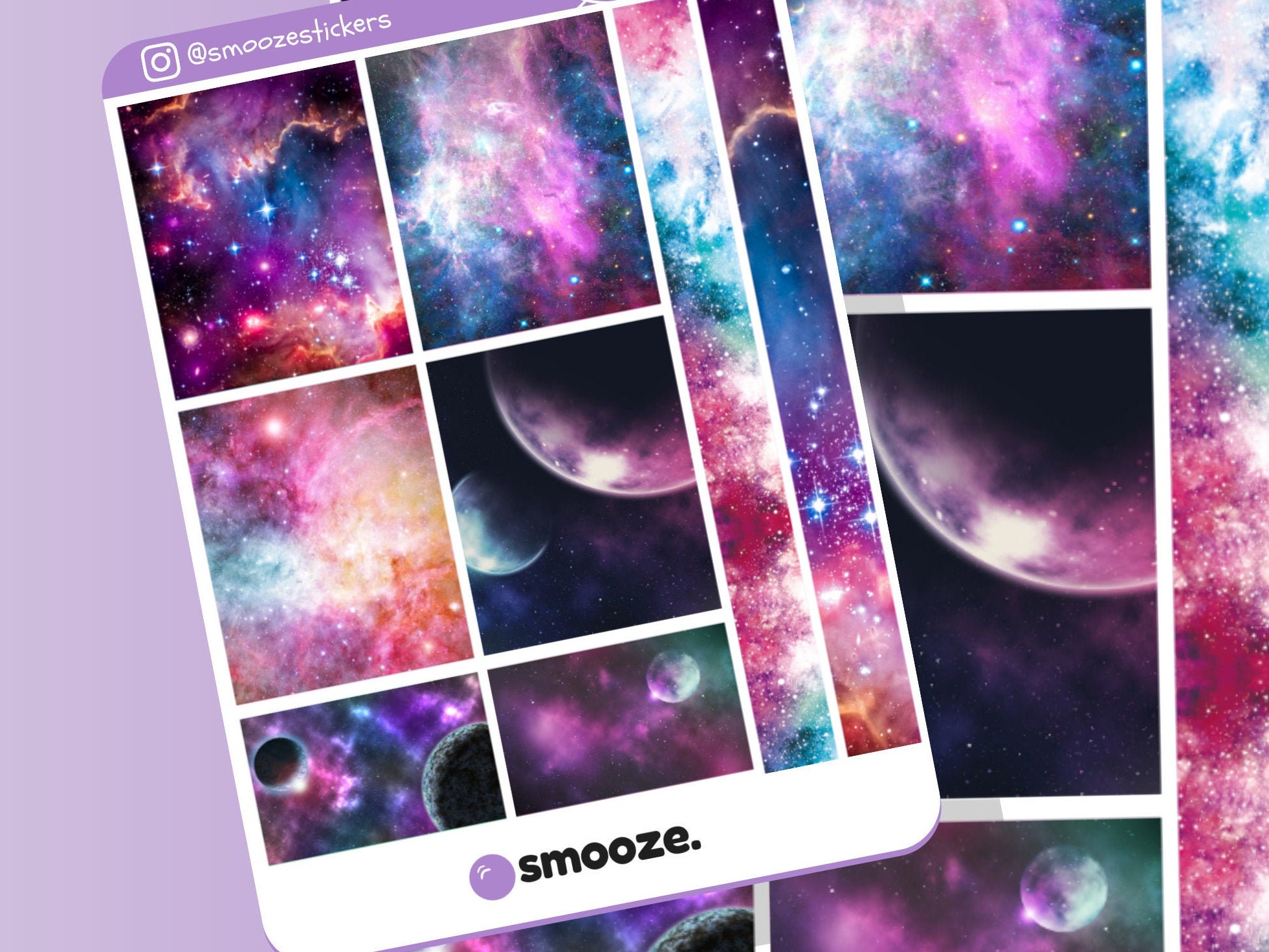 Galaxy Planner Stickers Mood Board Mental Health Stickers - Etsy UK