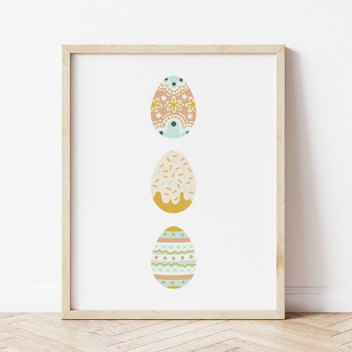 Easter Printable Wall Art-printable Easter Decor Easter - Etsy