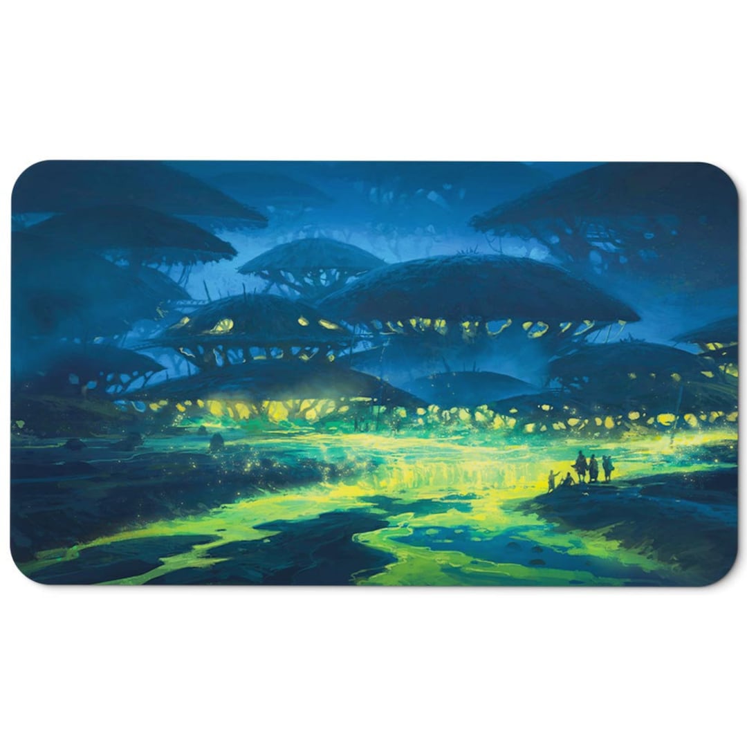 Jellyfish Village Paramint MTG Playmat Perfect for Magic the Gathering