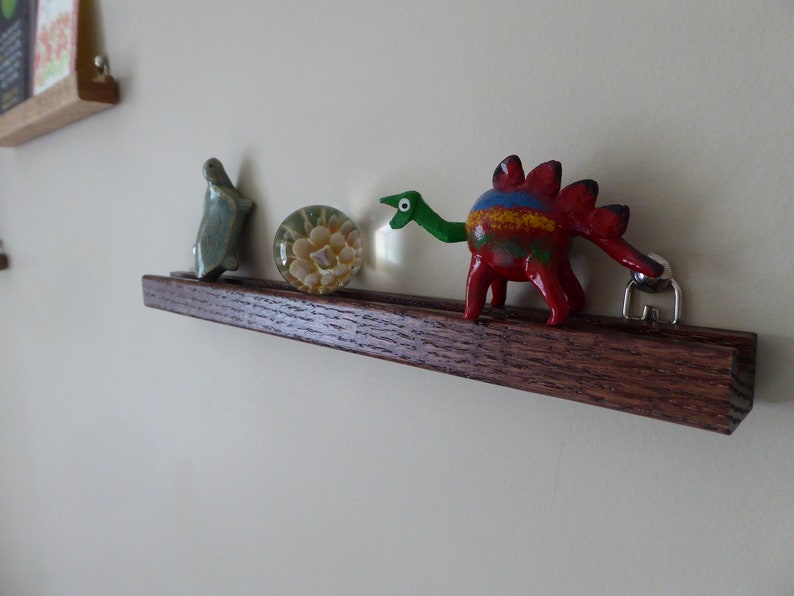 Micro Picture Ledge Display Shelf Bookshelf Oak With Etsy