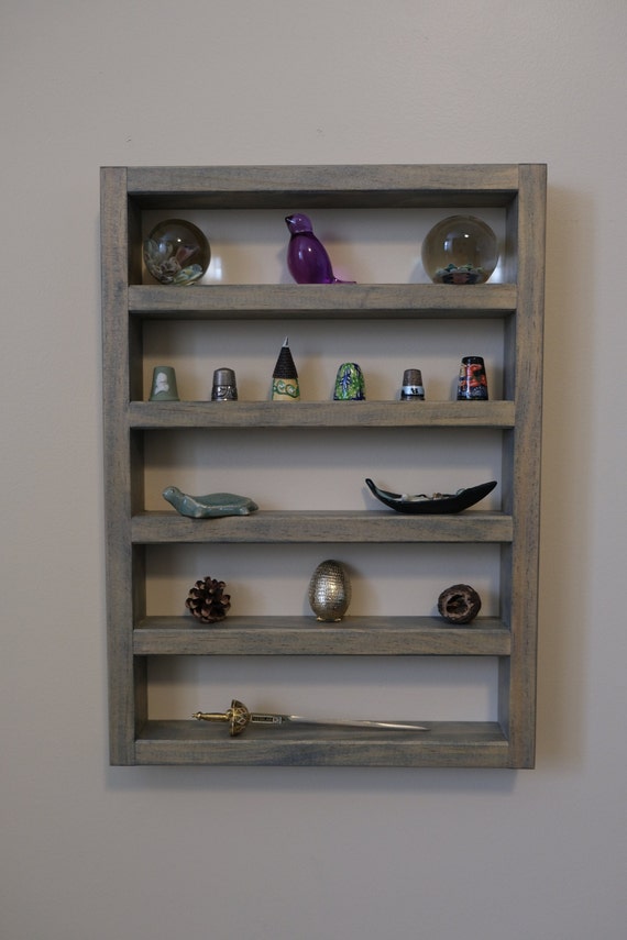 Small Item Fivelevel Display Shelf Knickknack Shelf Etsy