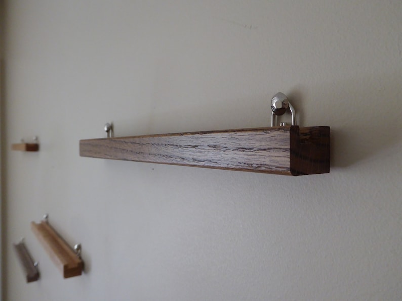 Micro Picture Ledge Display Shelf Bookshelf Oak With Etsy