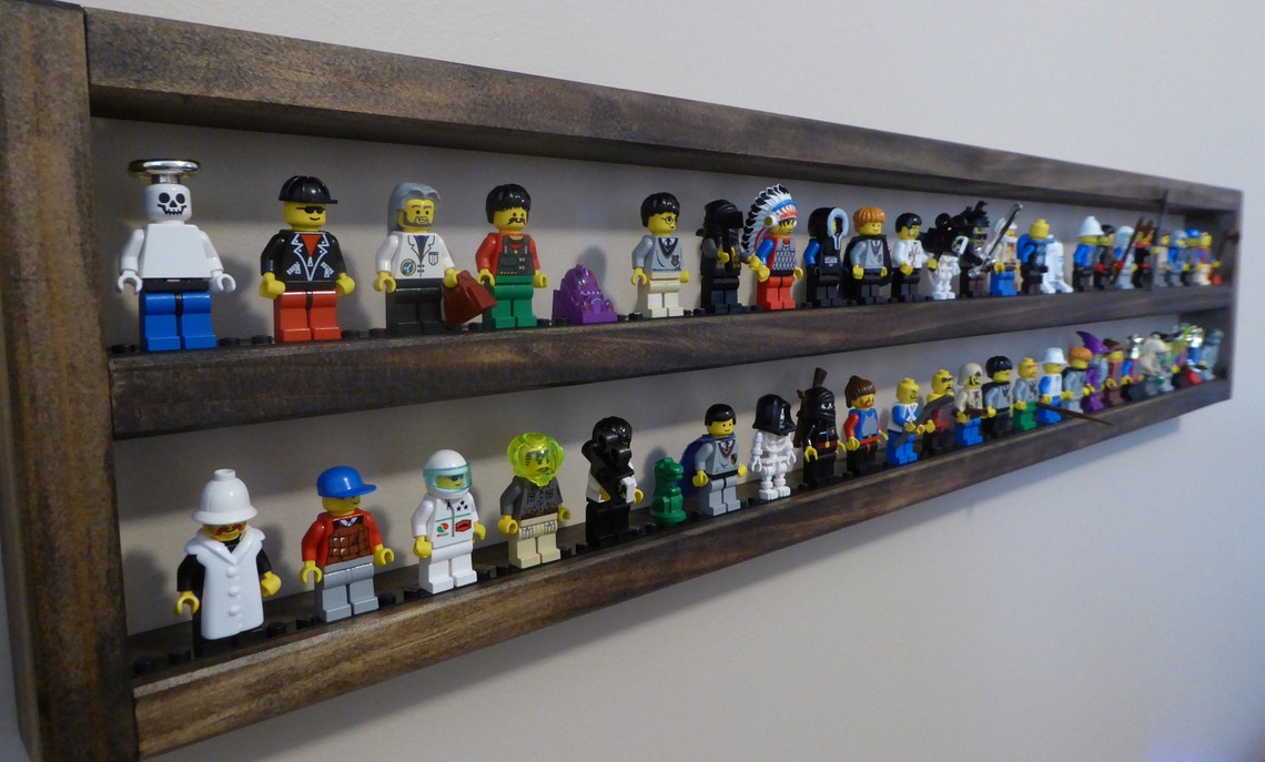Floating Wide/Horizontal Wall Shelf for LEGO Minifigures Etsy