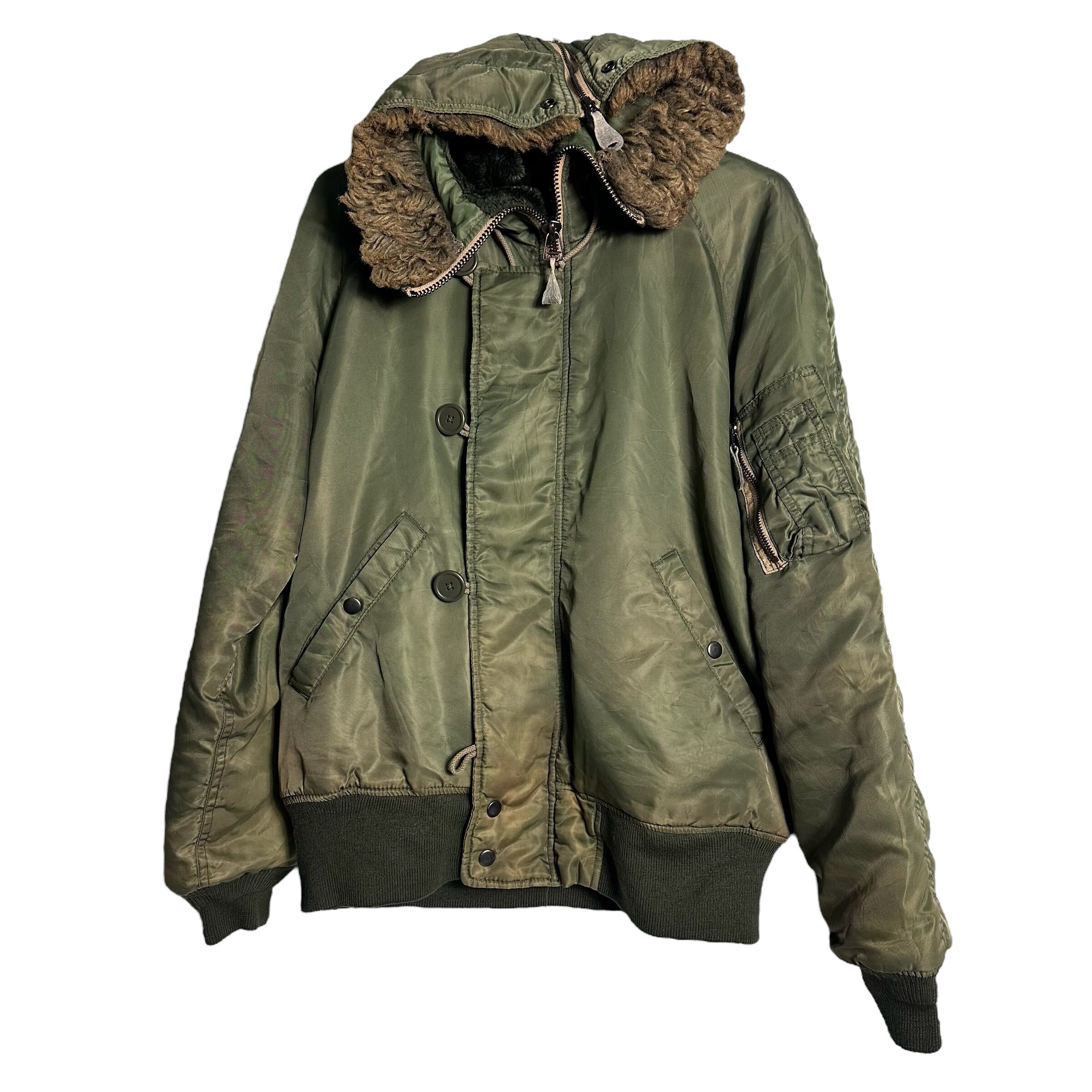 Vintage Avirex USA Military Aviator Hoodie Flight Jacket - Etsy