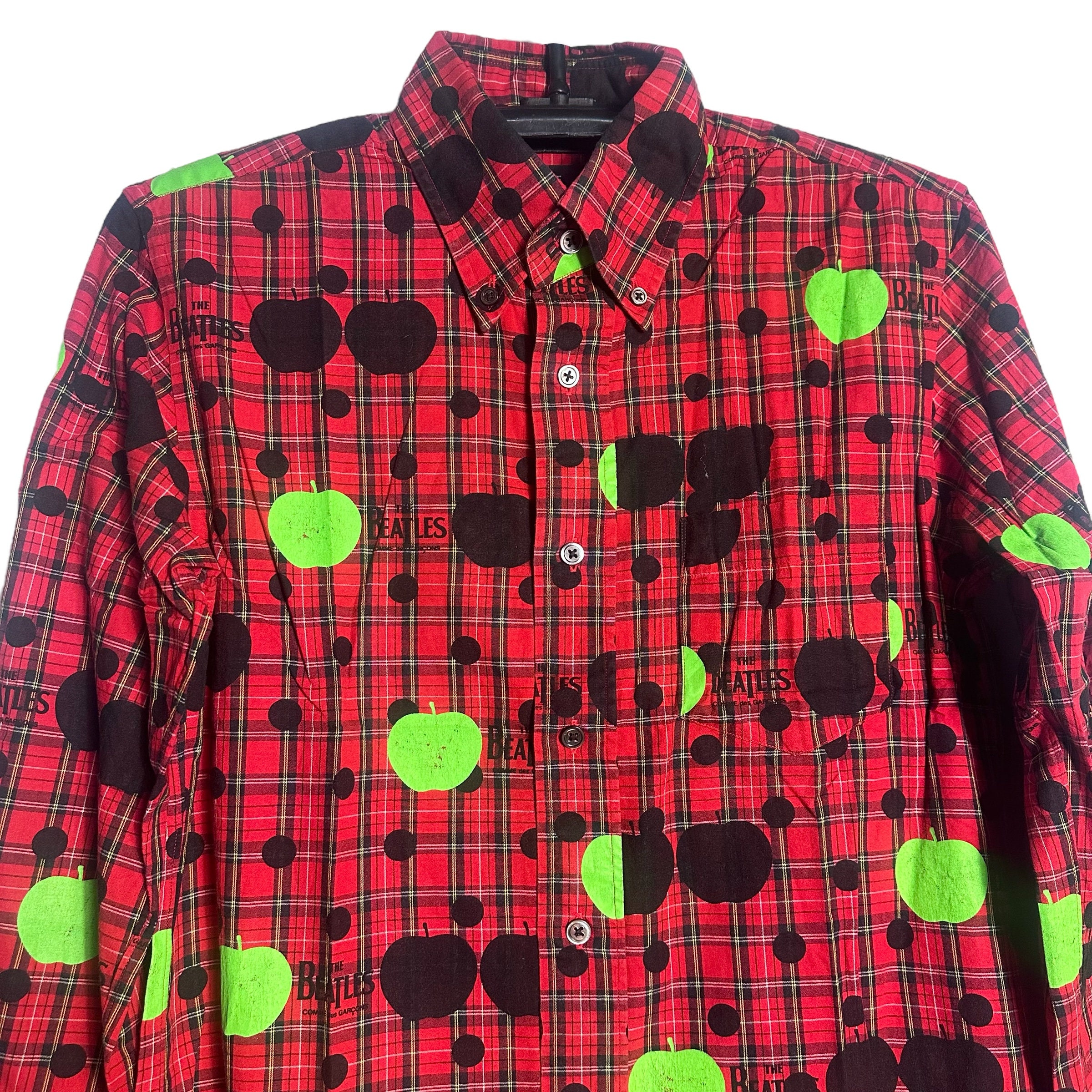COMME des GARÇONS チェック柄長袖シャツ☆ビンテージ☆ハロウィン コムデギャルソンシャツCOMME des GARCONS SHIRT ウールチェック