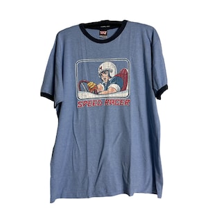 Vintage Speed Racer Japanese Anime Mangga Ringer T-shirt