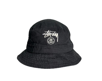 Vintage Stussy Streetwear Spell Out Bucket Hat - Etsy