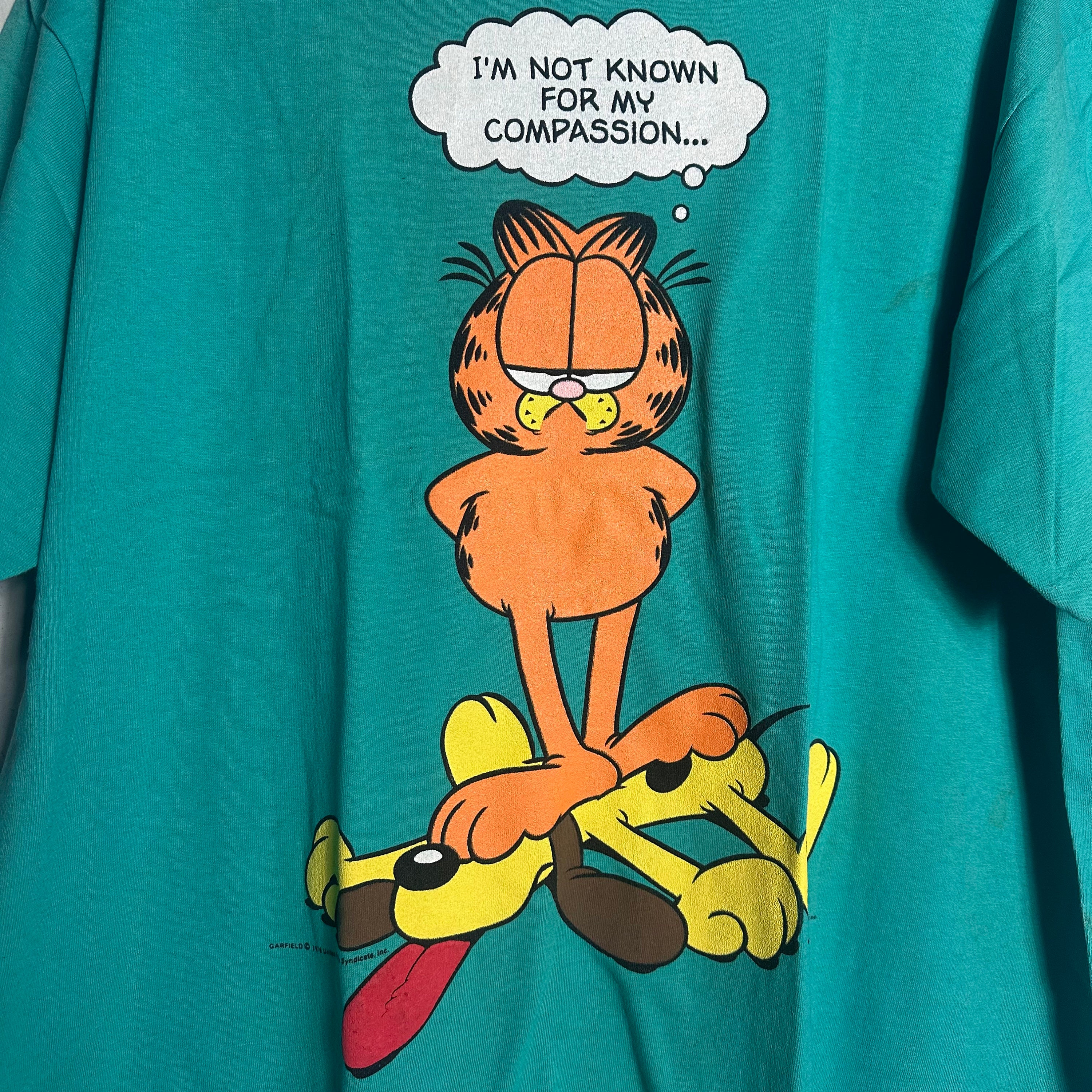 Vintage 1978 Garfield and Odie T-shirt Single Stich - Etsy