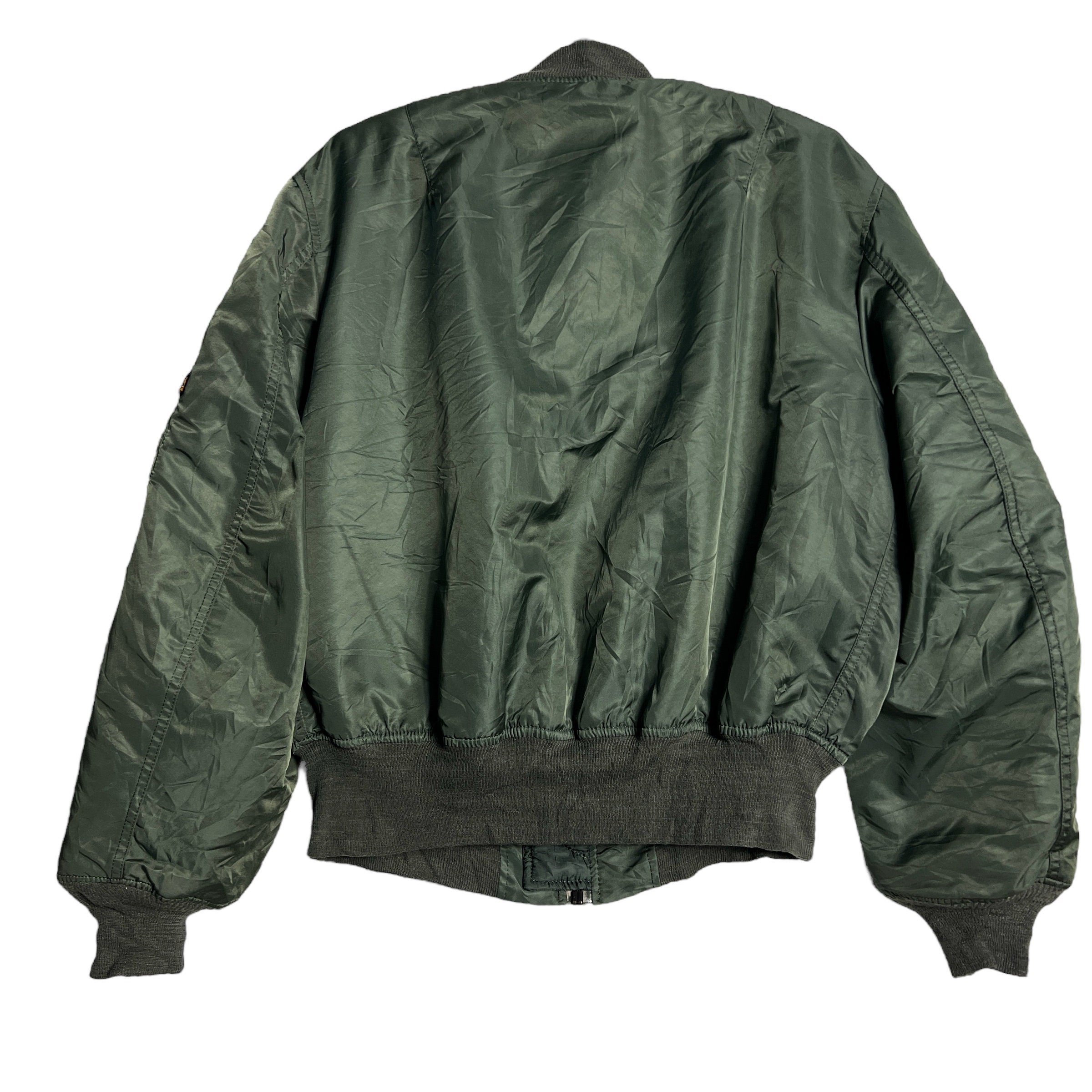 Vintage Alpha Industries MA-1 Bomber Jacket Made in USA - Etsy