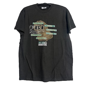 Vintage FBI Investigative Department Promo Shirt