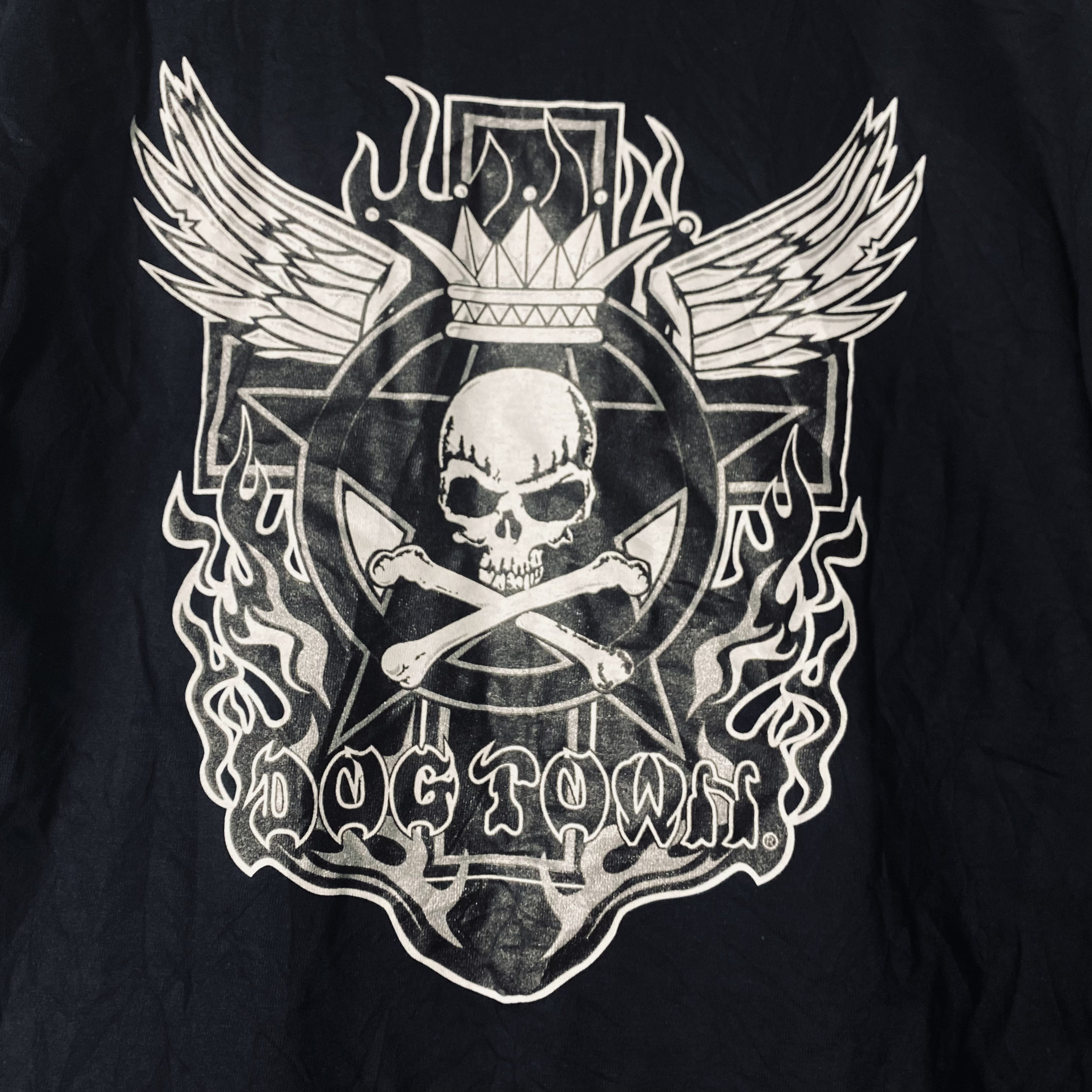 Authentic Vintage Dogtown Skateboard Skull Shirt Made in
