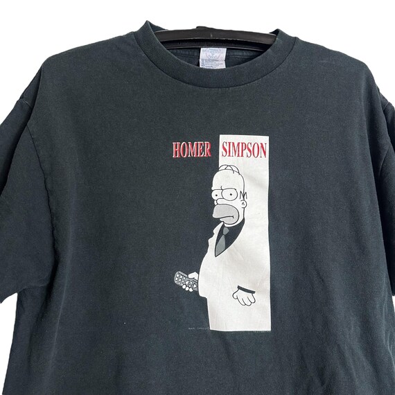 90S DELTA THE SIMPSONS SCARFACE Tシャツ XL Vintage Homer Simpsons Parody Scarface Movie Shirt by Matt