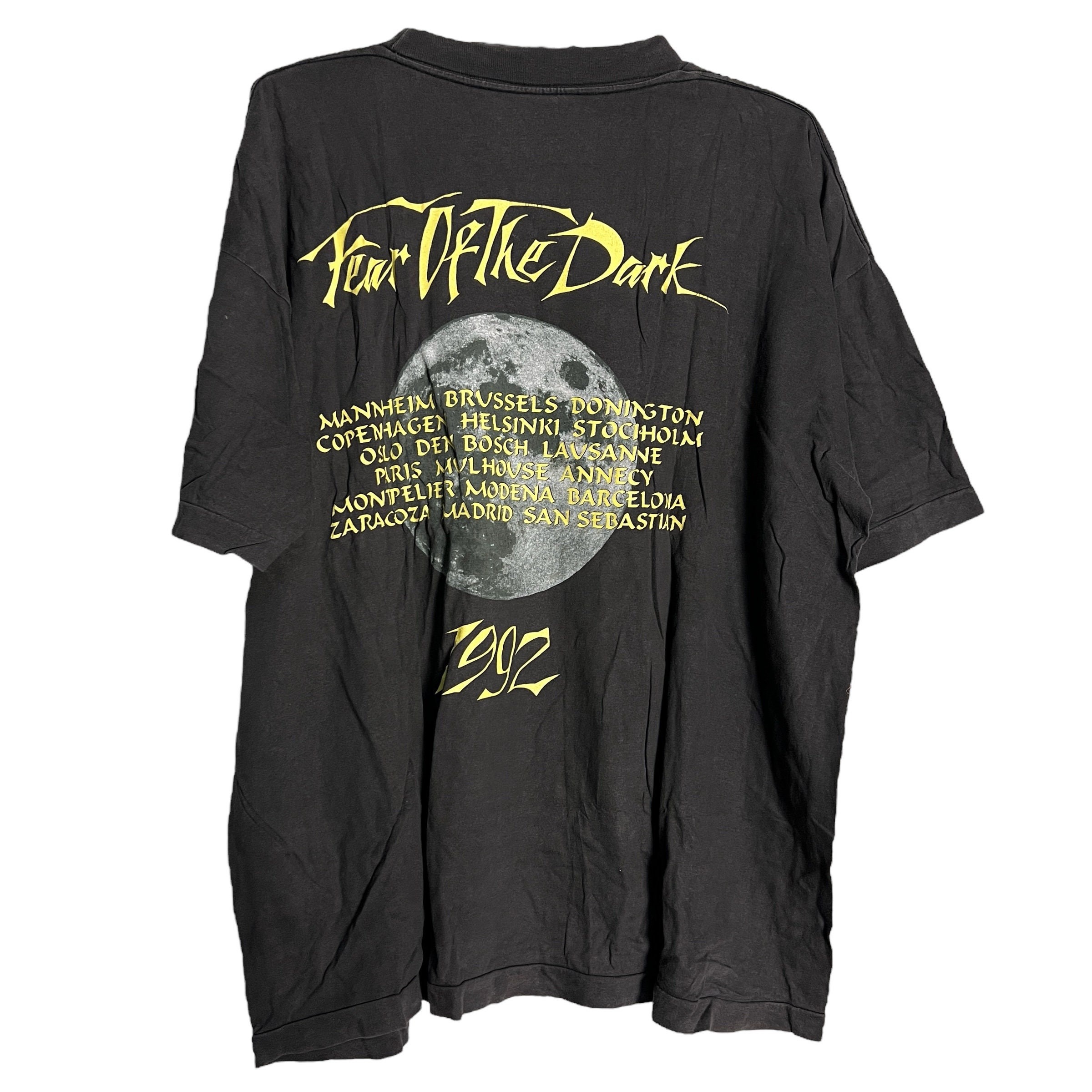 Vintage Iron Maiden Band Fear of the Dark 1992 Tour Shirt