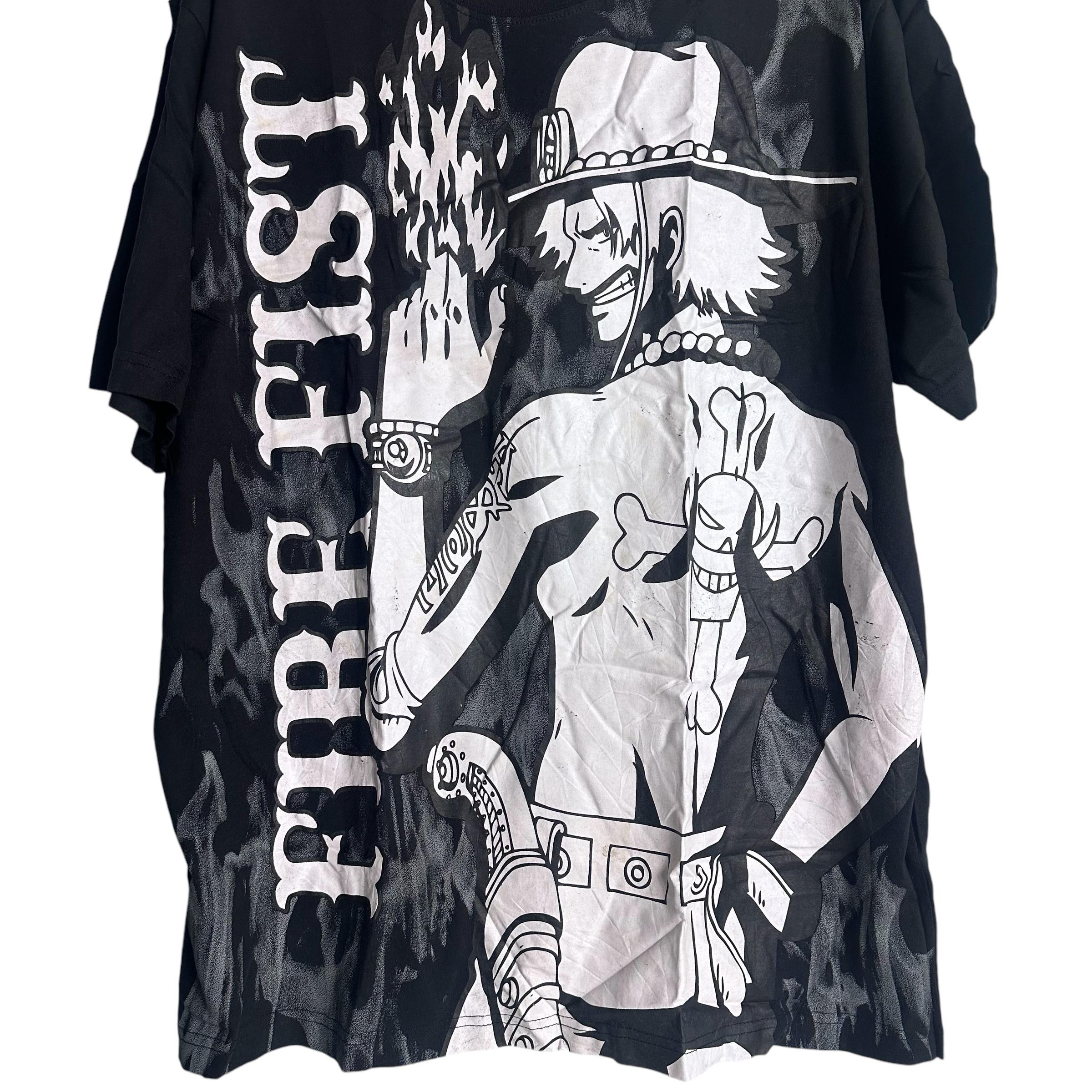 Vintage One Piece Portgas D Aces Japanese Anime Manga Shirt - Etsy