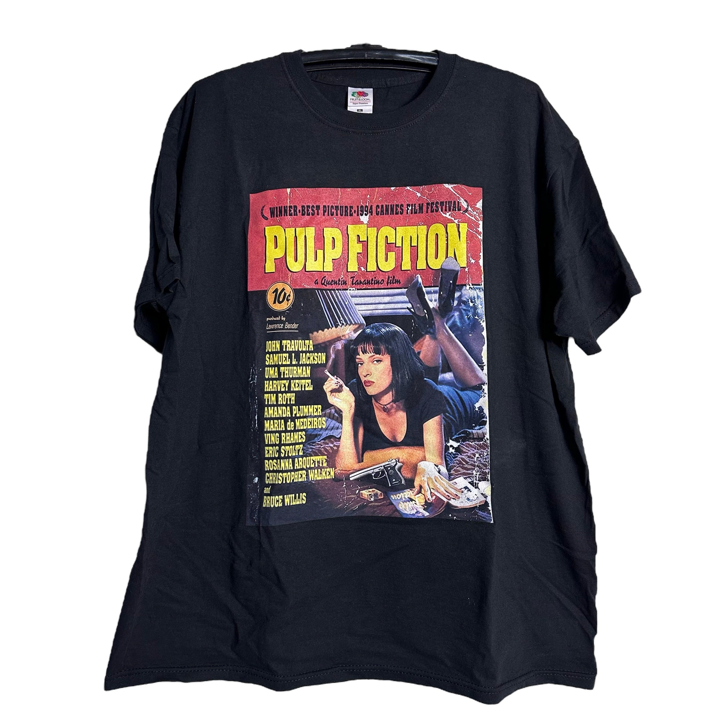 PULP FICTION 90s 00s Vintage Tシャツ 2XL Pulp Fiction Movie T-Shirt - Gem