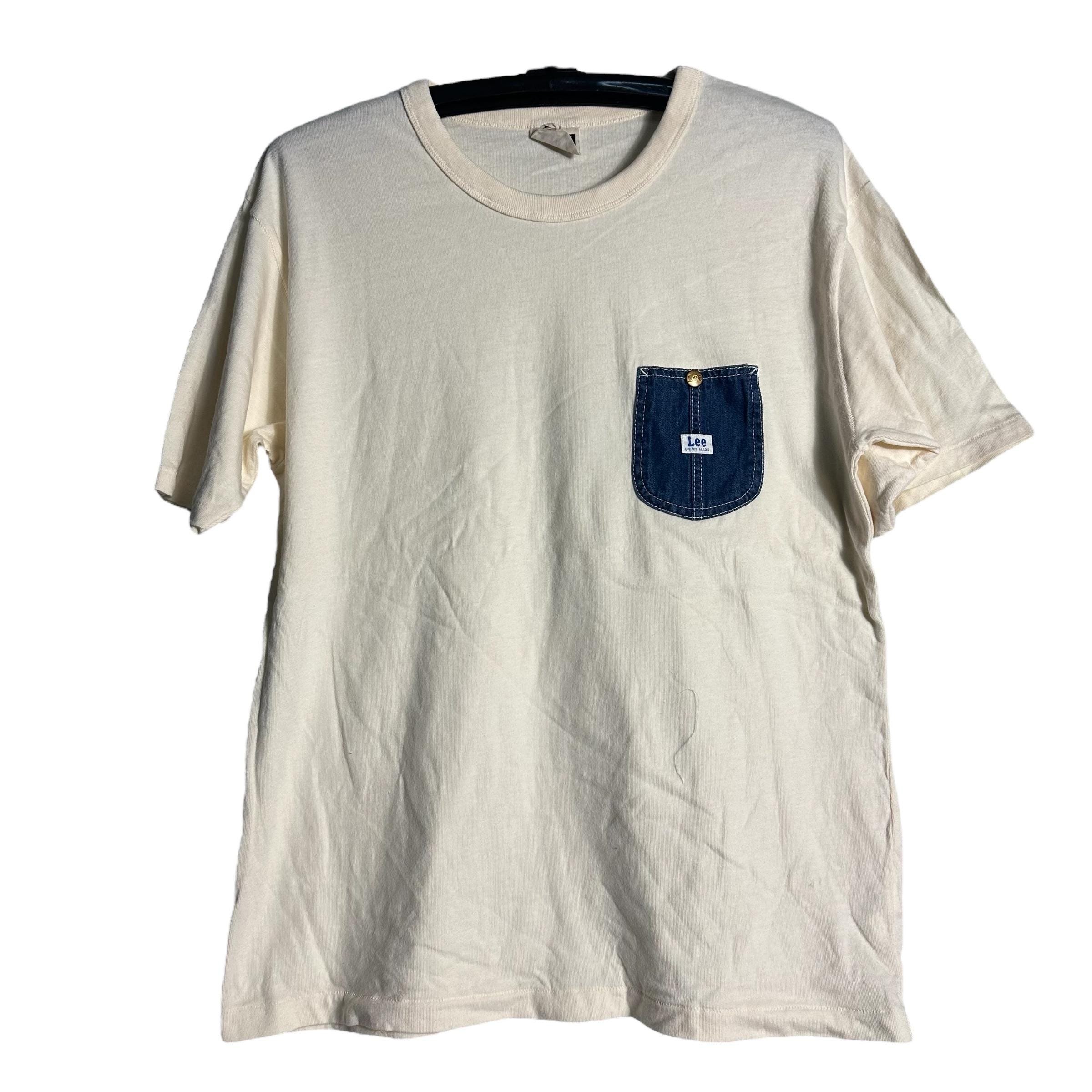 [LEE] Union Worker Graphic T-shirt★Tシャツ Vintage Lee X Union Made Single Pocket T-shirt - Etsy