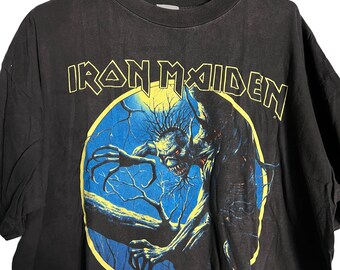 Vintage Iron Maiden Band Fear of the Dark 1992 Tour Shirt