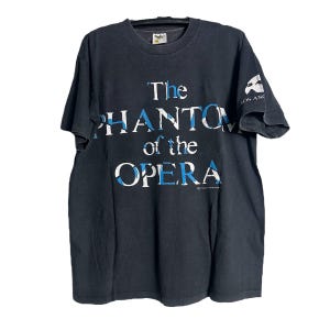 Vintage The Phantom of the Opera Movie Allprint T-shirt Single Stich