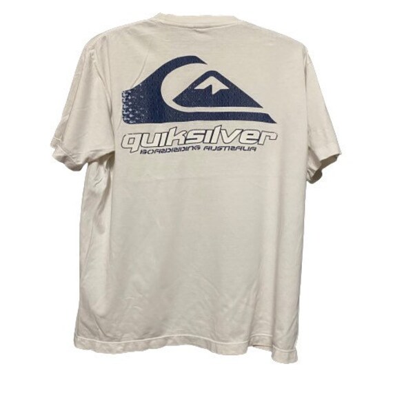 Buy Authentic Vintage 90s Quiksilver Surfing Shirt White Color