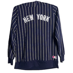 Vintage New Yotk Yankees MLB Stripes Hoodie Jacket