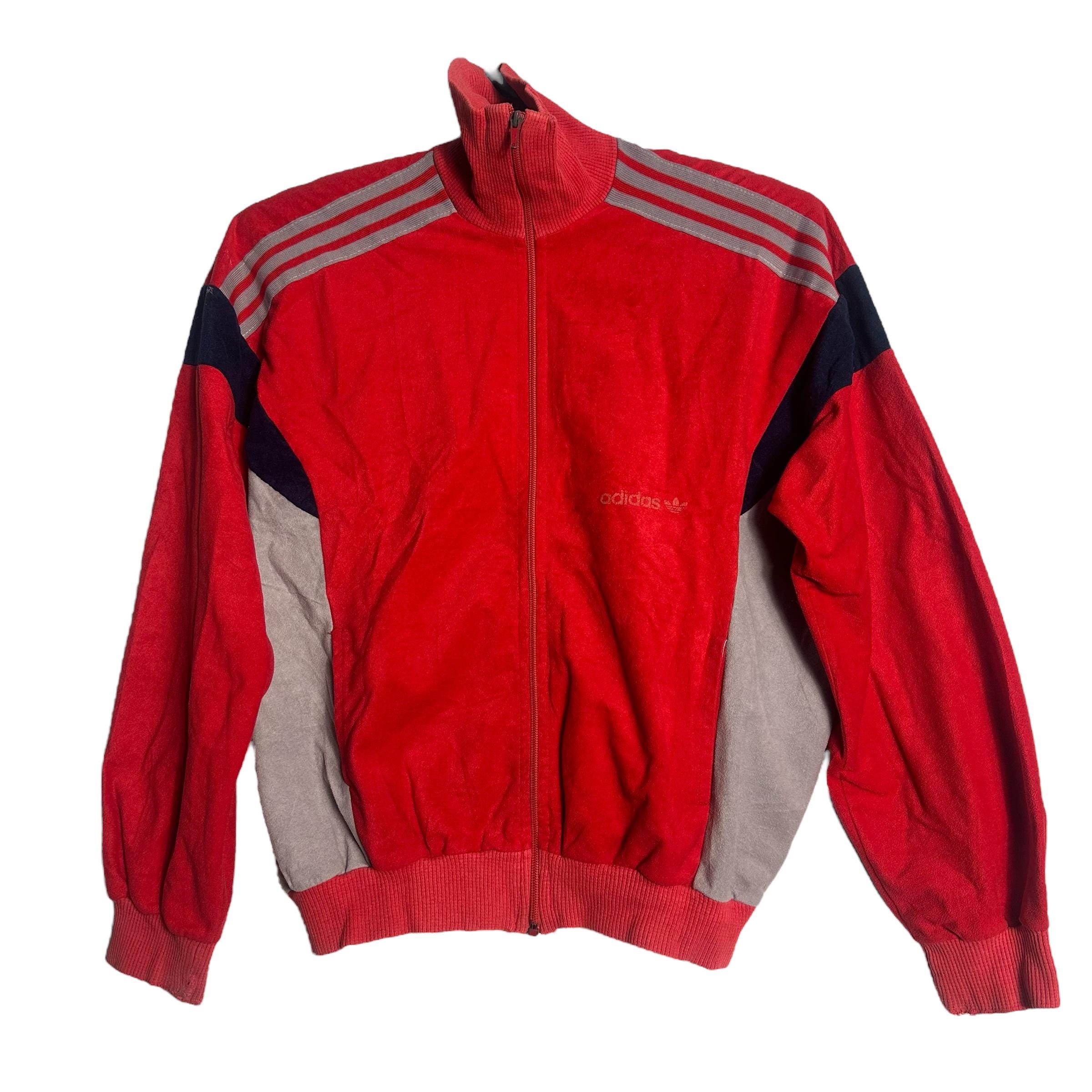 トップス adidas trackjacket made in France 70's Vintage 70s Adidas Track Jacket Top Zip MADE IN GERMANY RARE