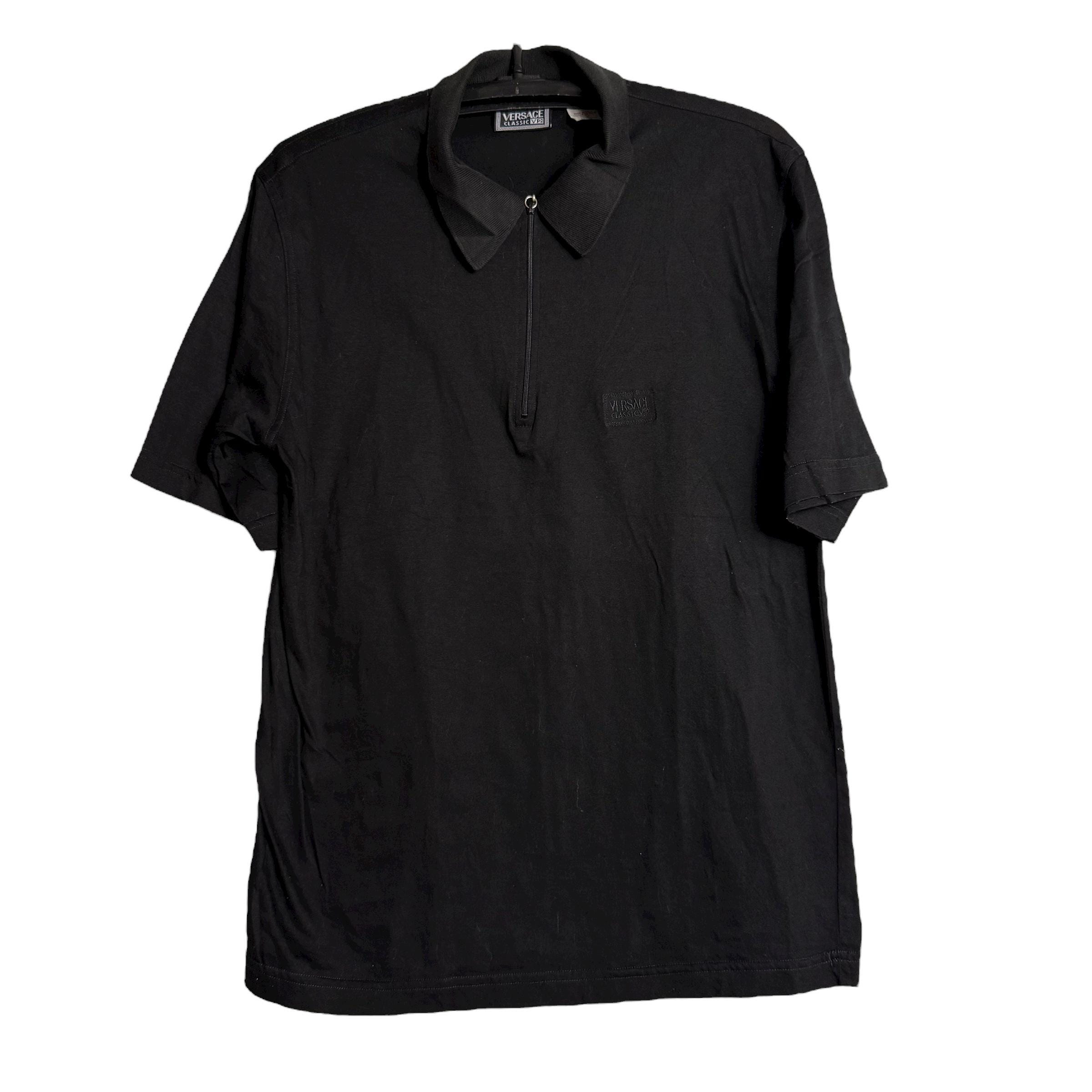 Vintage Versace Classic V2 Half Zipper Polo Shirt - Etsy