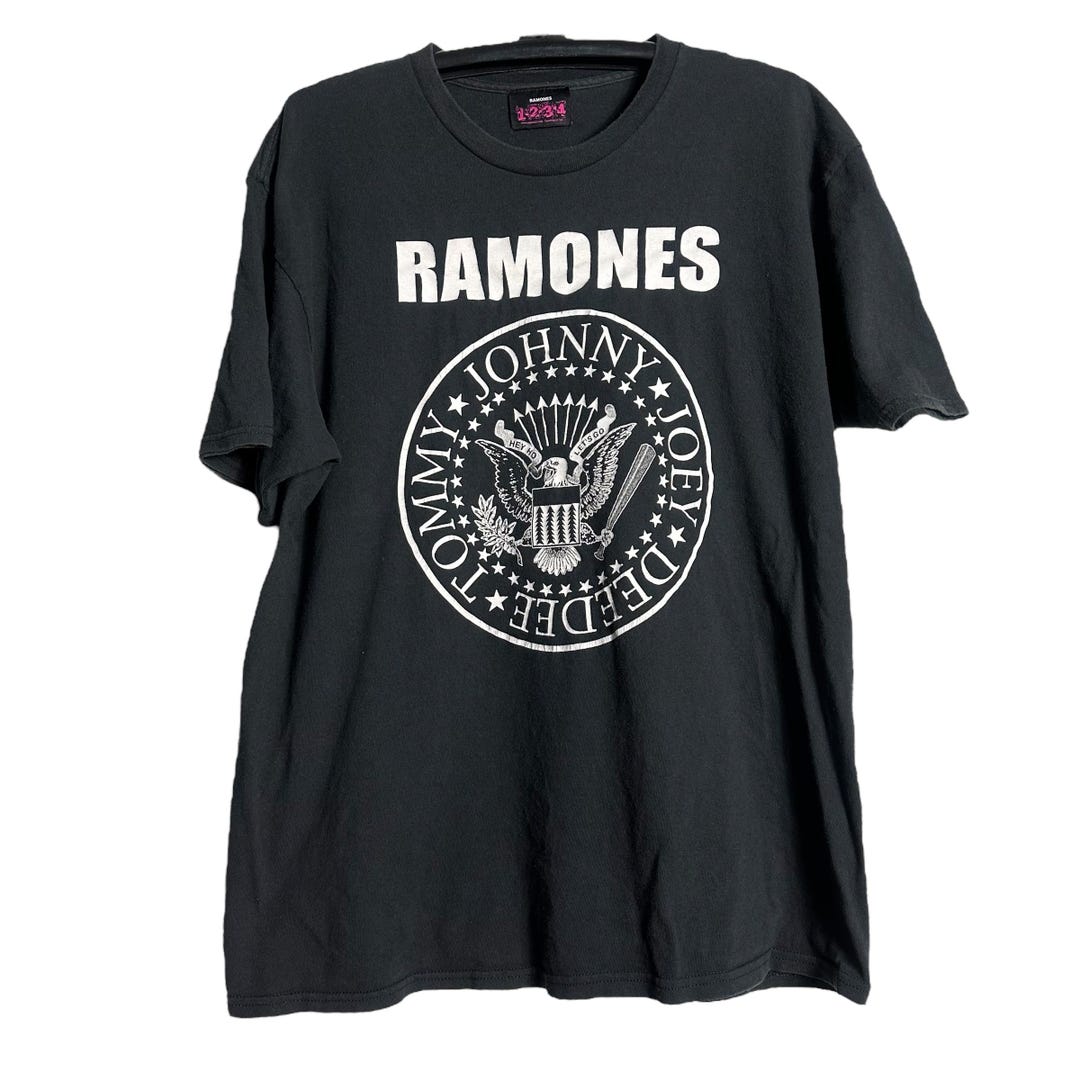 Vintage Ramones 1234 Band Punk T-shirt - Etsy