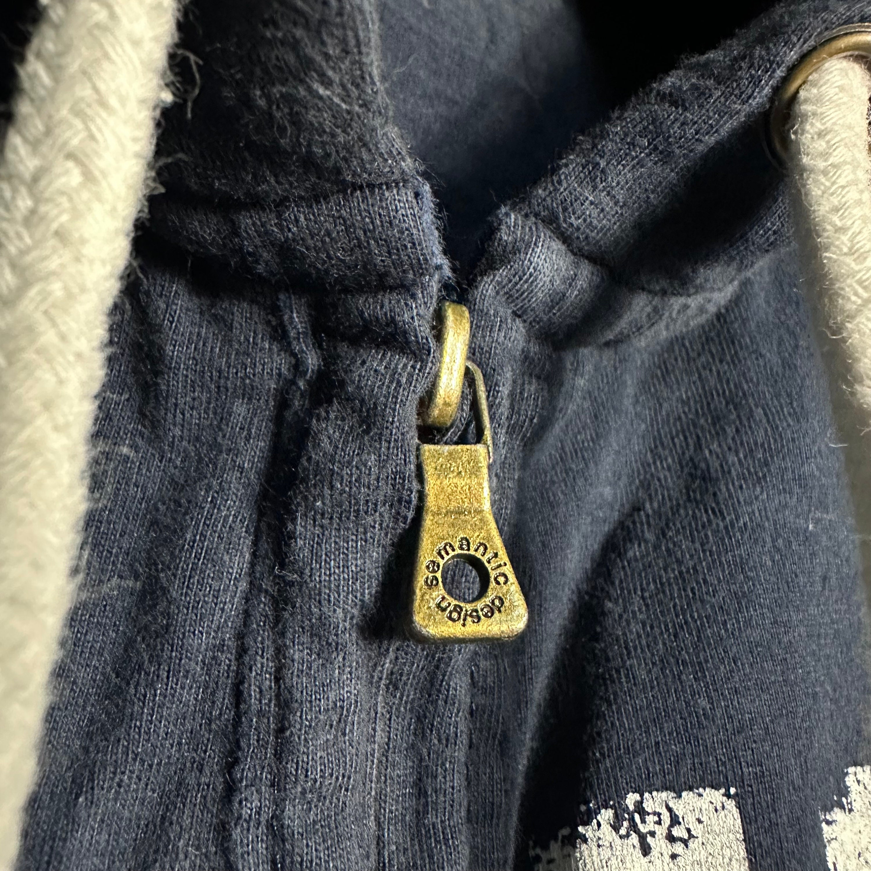 Vintage Semantic Design Japanese Brand Zipper Hoodie - Etsy