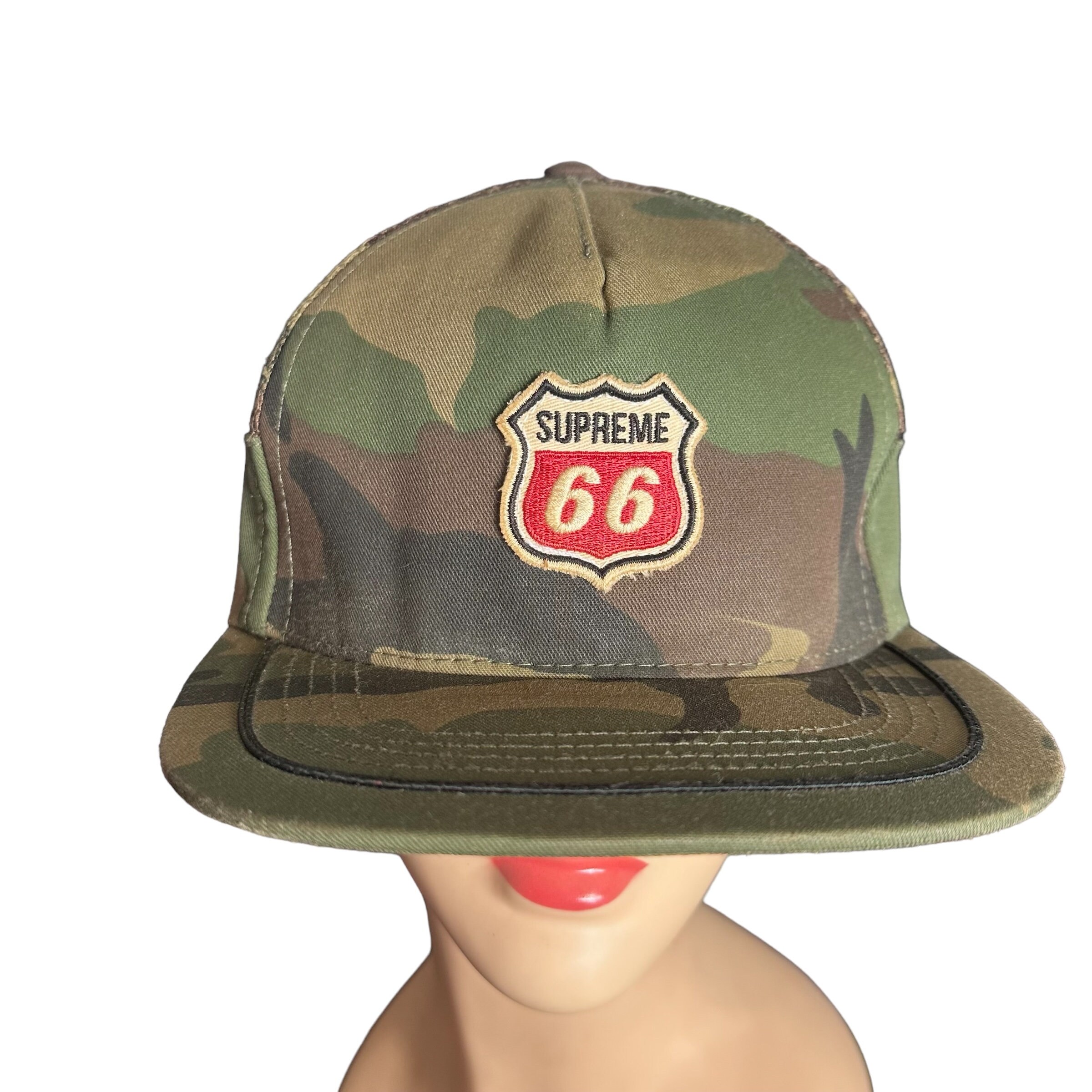 Supreme Vintage Camo Camp Cap RC3