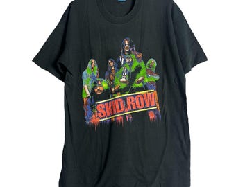1995 MINISTRY asia tour vintage Tシャツ L Vintage Asia Concert T Shirt KLOS 1982 Ringer Small – Black